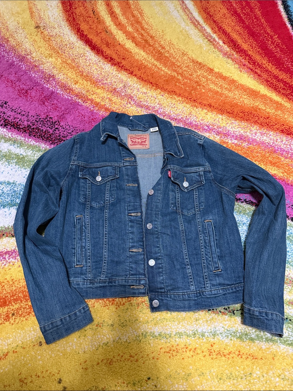 Levi's Dark Blue Denim Trucker Jacket